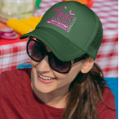 ピンクのパワー乳がん認識度デザイン キャップ