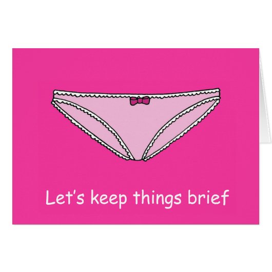 ピンクのパンティBriefノートマンガ (正面横)