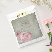 ピンクのパンプキン ハーベスト - ウェディング ファーバー バッグ (封をした状態)