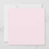 ピンクのパンプキン ブライダルシャワー 秋の招待状 セーブザデート (裏面)