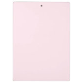 ピンクのパーソナライズされた野草庭園 クリップボード (裏面)