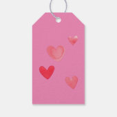 ピンクのパーフェクト猫 ギフトタグ (裏面)