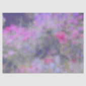 ピンクのパープルのすみれの花の庭は夢のようです 薄葉紙 (正面)