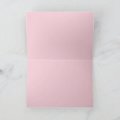 ピンクのヒッポクリスマス シーズンカード (内部)