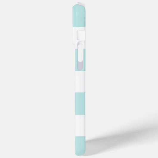 ピンクのヒトデのミントストライプ Case-Mate iPhoneケース (裏面 / 左)