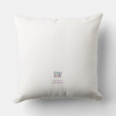 ピンクのヒトデ角枕 クッション (裏面)