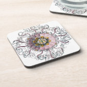 ピンクのヒトデ コースター (左側)