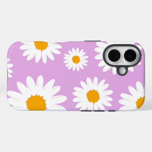 ピンクのヒマワリ美的な電話ケース Case-Mate iPhoneケース (裏面 (横))