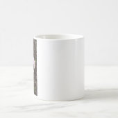ピンクのヒヤシンスのコーヒーマグ コーヒーマグカップ (中央)