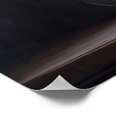 ピンクのヒヤシンス花アートプリントポスター ポスター (角)