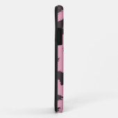 ピンクのヒョウのファーパターン Case-Mate iPhoneケース (裏面/右)