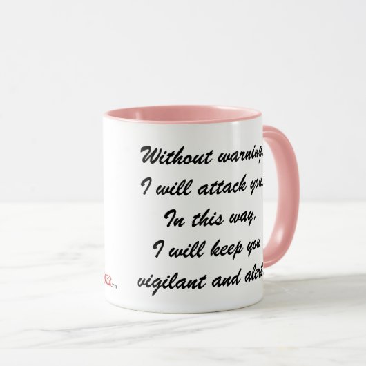 ピンクのヒョウのマグ- CelebriDucksのゴム製アヒルのマグ マグカップ (正面右)