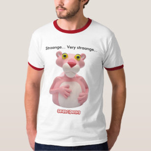 ピンクのヒョウのTシャツのパロディCelebriDucks Tシャツ