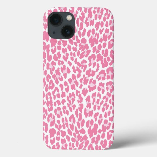 ピンクのヒョウパターン Case-Mate iPhoneケース (裏面)
