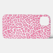 ピンクのヒョウパターン Case-Mate iPhoneケース (裏面 (横))