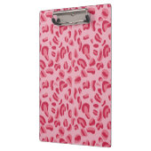 ピンクのヒョウ柄 クリップボード (左)