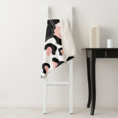 ピンクのヒョウ柄 シェルパブランケット (インサイチュ)