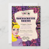 ピンクのヒョウ柄, ピンアップパーティーの招待状 招待状 (正面)