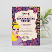 ピンクのヒョウ柄, ピンアップパーティーの招待状 招待状 (スタンド正面)