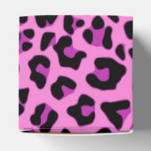 ピンクのヒョウ柄 フェイバーボックス (上部)