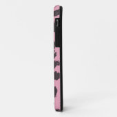 ピンクのヒョウ柄 Case-Mate iPhoneケース (裏面/左)