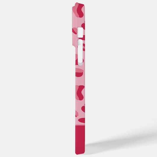 ピンクのヒョウ柄 Case-Mate iPhoneケース (裏面 / 左)