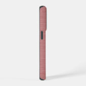 ピンクのヒョウ柄 iPhoneケース (右側面)