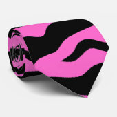 ピンクのヒョウ ネクタイ (ロール)