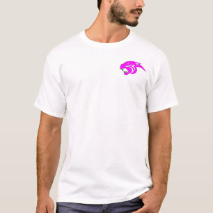 ピンクのヒョウ Tシャツ