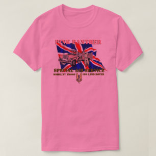 ピンクのヒョウ Tシャツ