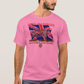 ピンクのヒョウ Tシャツ (正面)