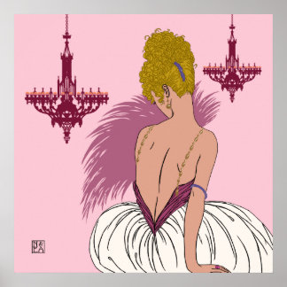 ピンクのビアンカ – プリント/ポスター ポスター