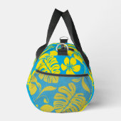 ピンクのビキニ模様（ブルー/イエロー） ダッフルバッグ (右)