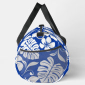 ピンクのビキニ模様(青王室の) ダッフルバッグ (右)