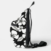 ピンクのビキニ模様（黒） スリングバッグ (右)