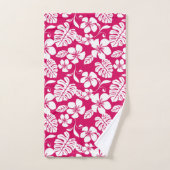 ピンクのビキニ風呂タオルセット バスタオルセット (ハンドタオル)