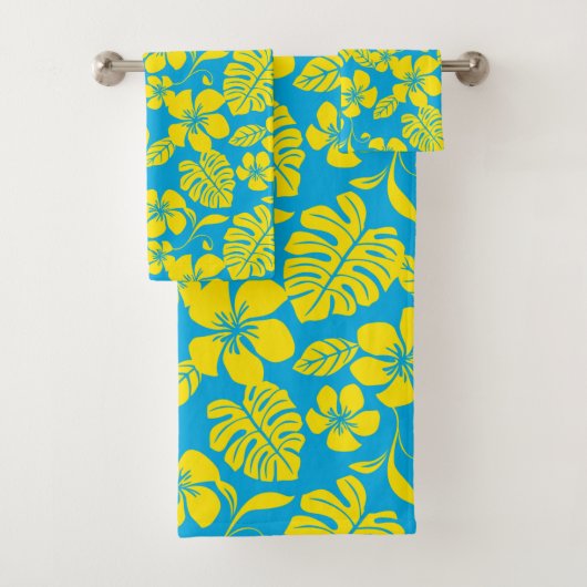 ピンクのビキニ（ブルー/イエロー）バスタオルセット バスタオルセット (インサイチュ)