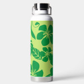 ピンクのビキニ（緑x 2）ウォーターボトル ウォーターボトル (背面)