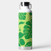 ピンクのビキニ（緑x 2）ウォーターボトル ウォーターボトル (正面)