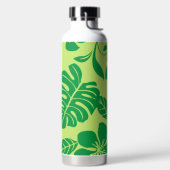 ピンクのビキニ（緑x 2）ウォーターボトル ウォーターボトル (左面)