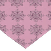 ピンクのビクトリアンなクリスマスのテーブルのランナー ロングテーブルランナー (コーナー)