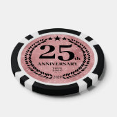 ピンクのビジネス25周年記念 ポーカーチップ (シングル)