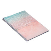 ピンクのビーチとスプラッシュウェーブ ノートブック (右側)