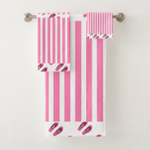 ピンクのビーチサンダル 子供用 白