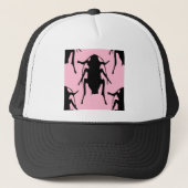 ピンクのビーチ キャップ (正面)