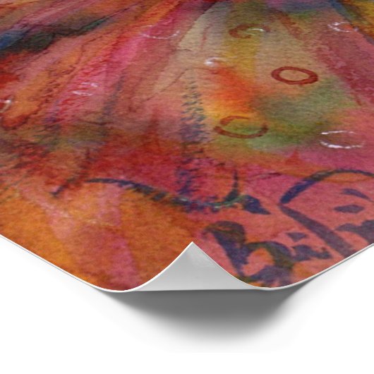 ピンクのピエロ ポスター (角)