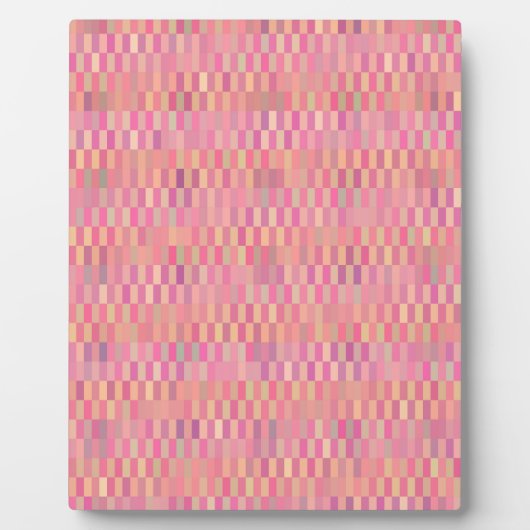 ピンクのピクセル フォトプラーク (正面)