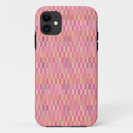 ピンクのピクセル Case-Mate iPhoneケース (裏面)