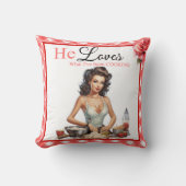 ピンクのピナップ・バチェロレッテ クッション (正面)