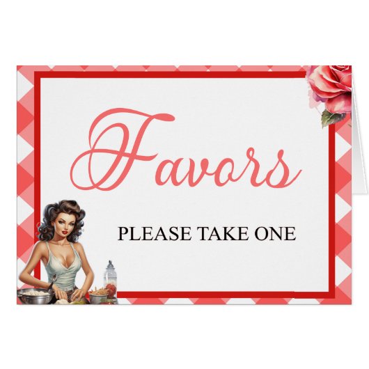 ピンクのピンナップバチェロレッテがカードを引き立てる (正面横)